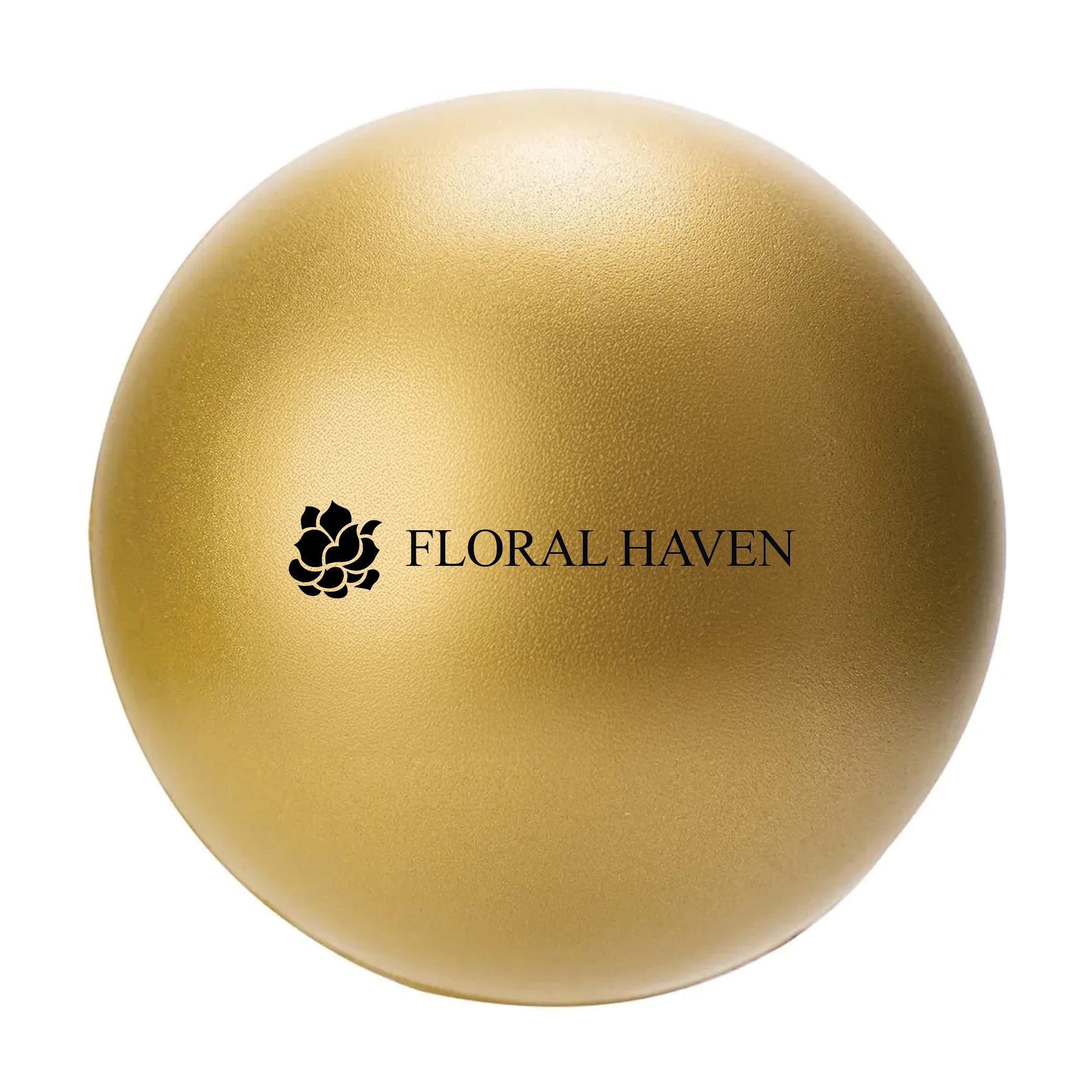 Round Stress Ball Gold