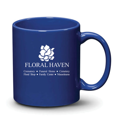 Malibu Mug Royal Blue White Logo