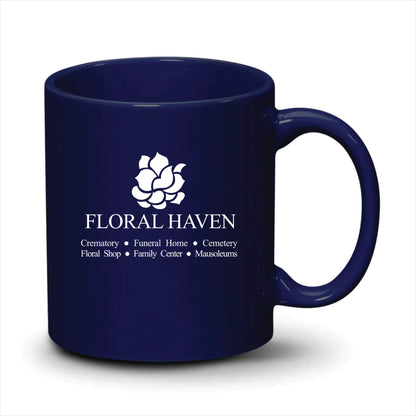 Malibu Mug Cobalt White Logo