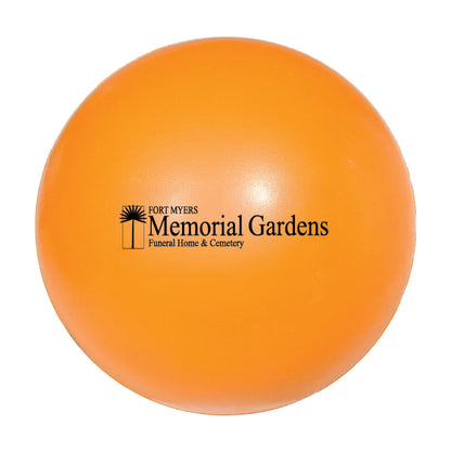 Round Stress Ball Orange