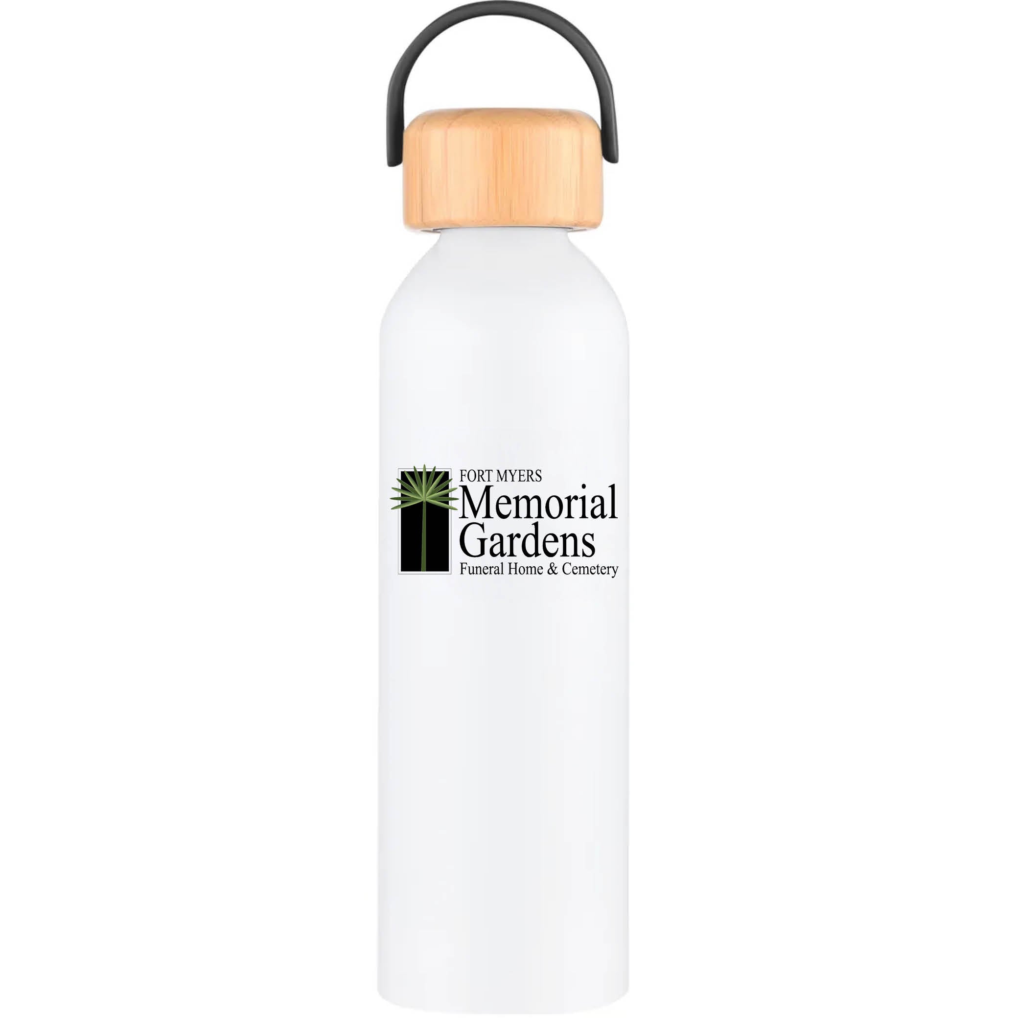 Geyser-VI 24 Oz. Eco Friendly Sports Water Bottle White