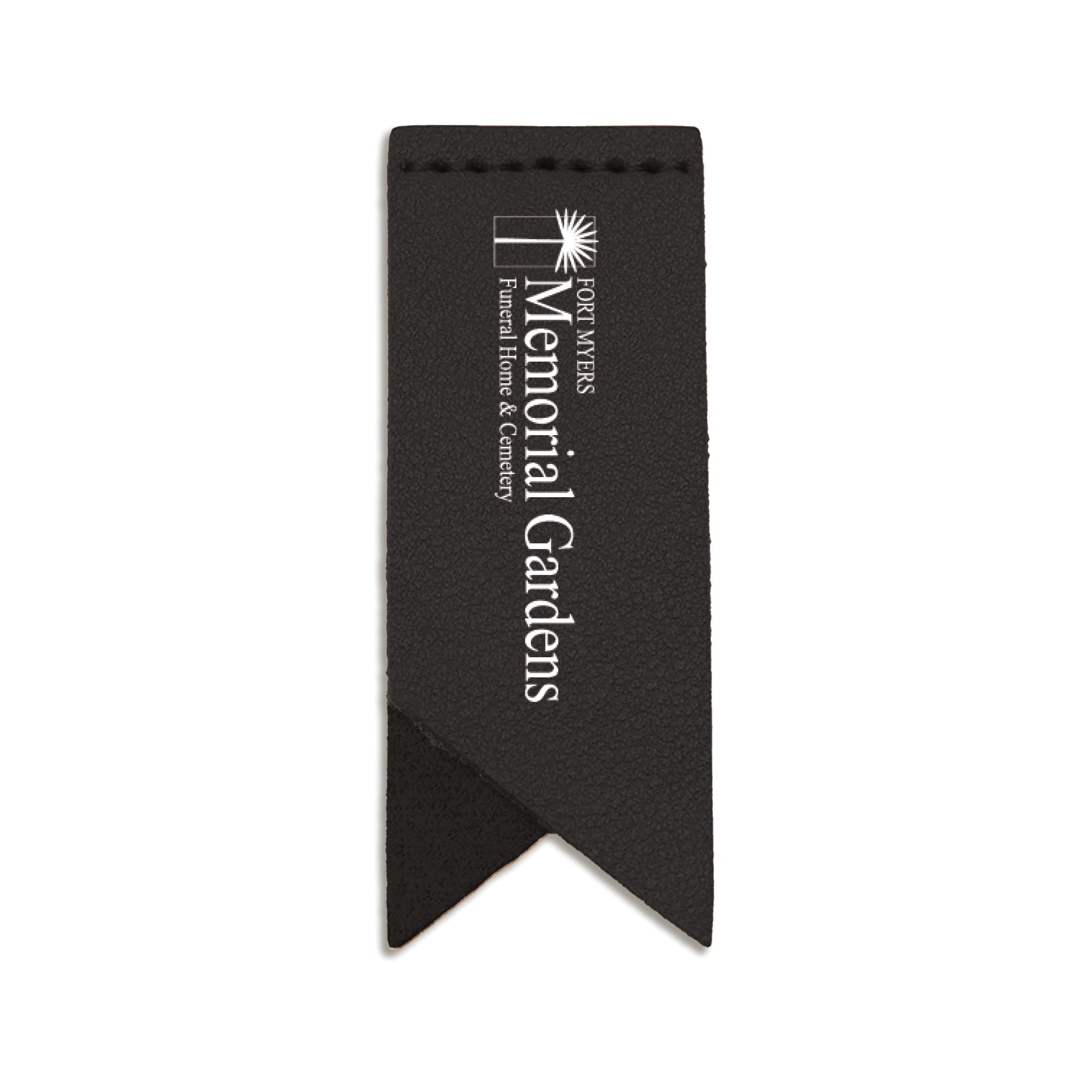 Handmade Leather Bookmark Corner Marker Clip Read Sign Black