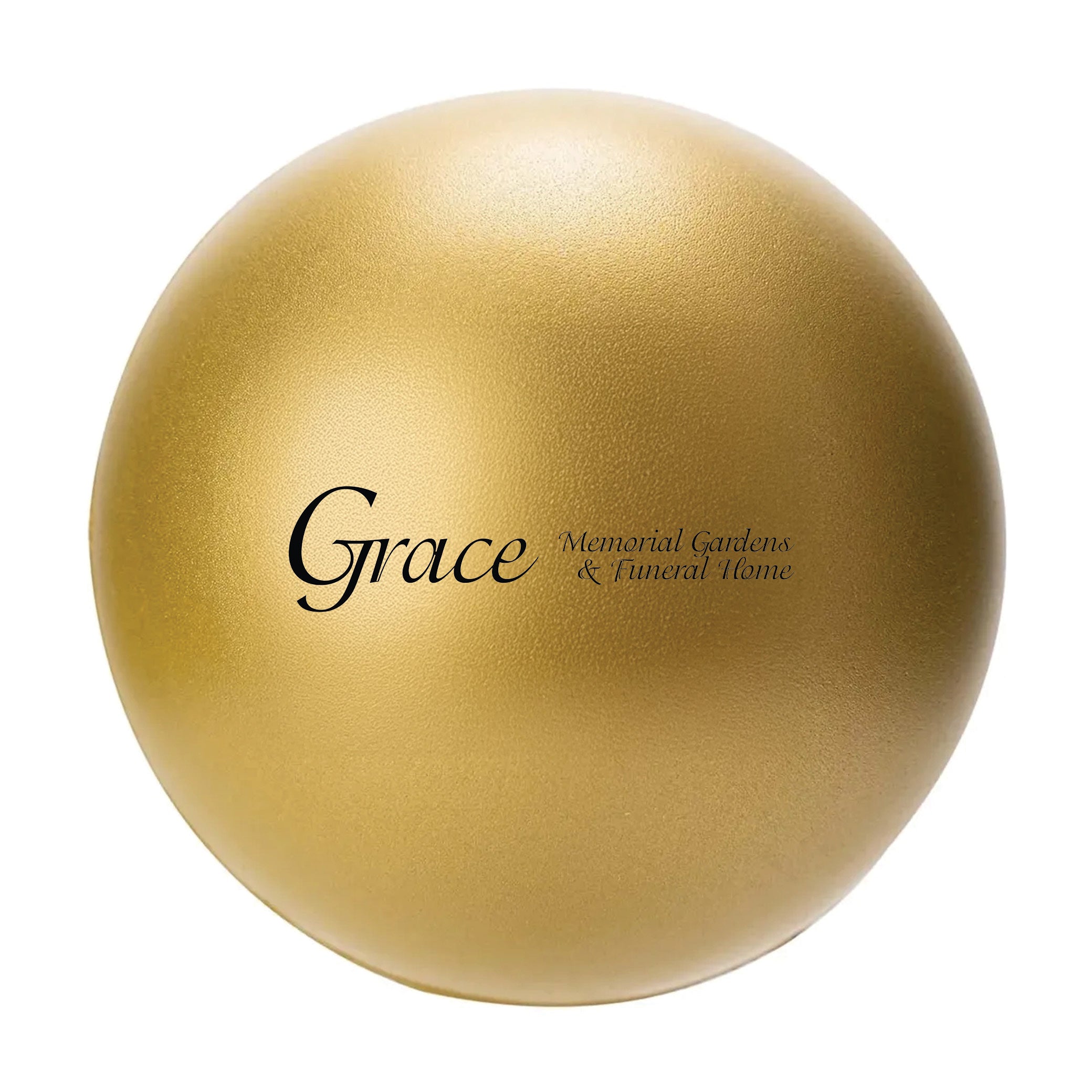 Round Stress Ball Gold