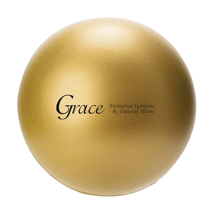 Round Stress Ball Gold
