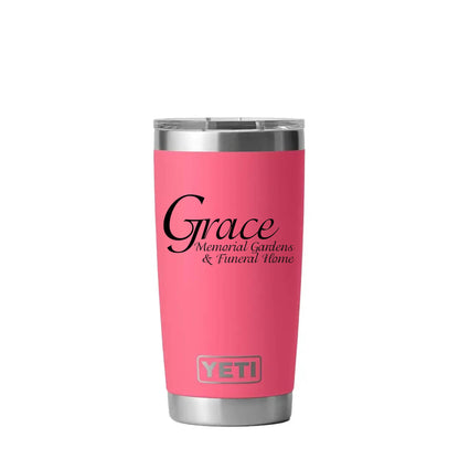 YETI Rambler 20 oz Tumbler Tropical Pink