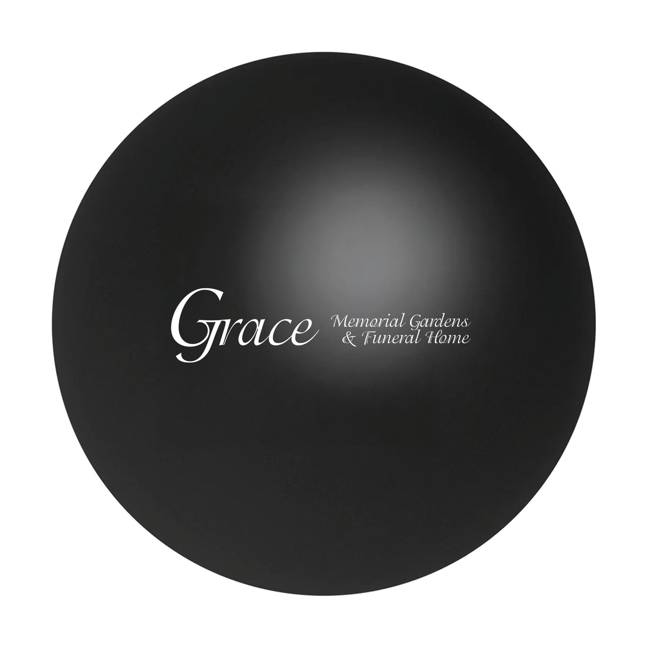 Round Stress Ball Black