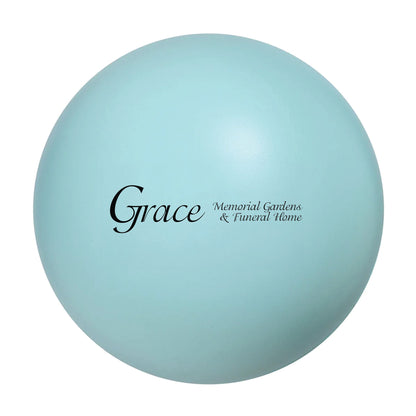Round Stress Ball Light Blue