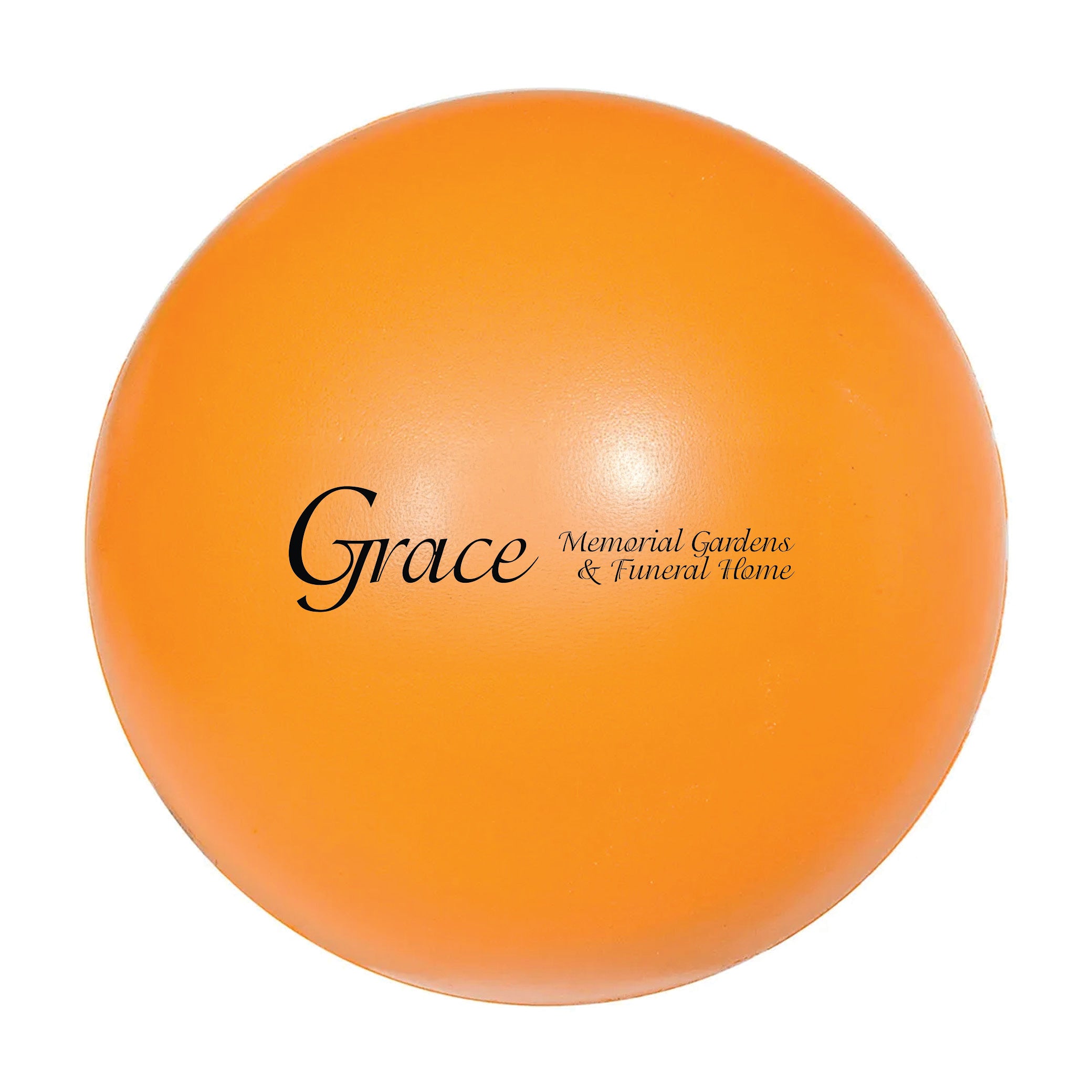 Round Stress Ball Orange