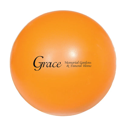 Round Stress Ball Orange