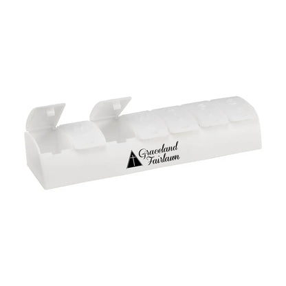 QuickCare 7-Day Med Minder Pill Box White