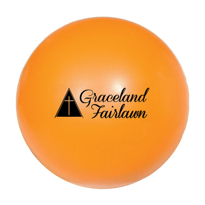 Round Stress Ball Orange