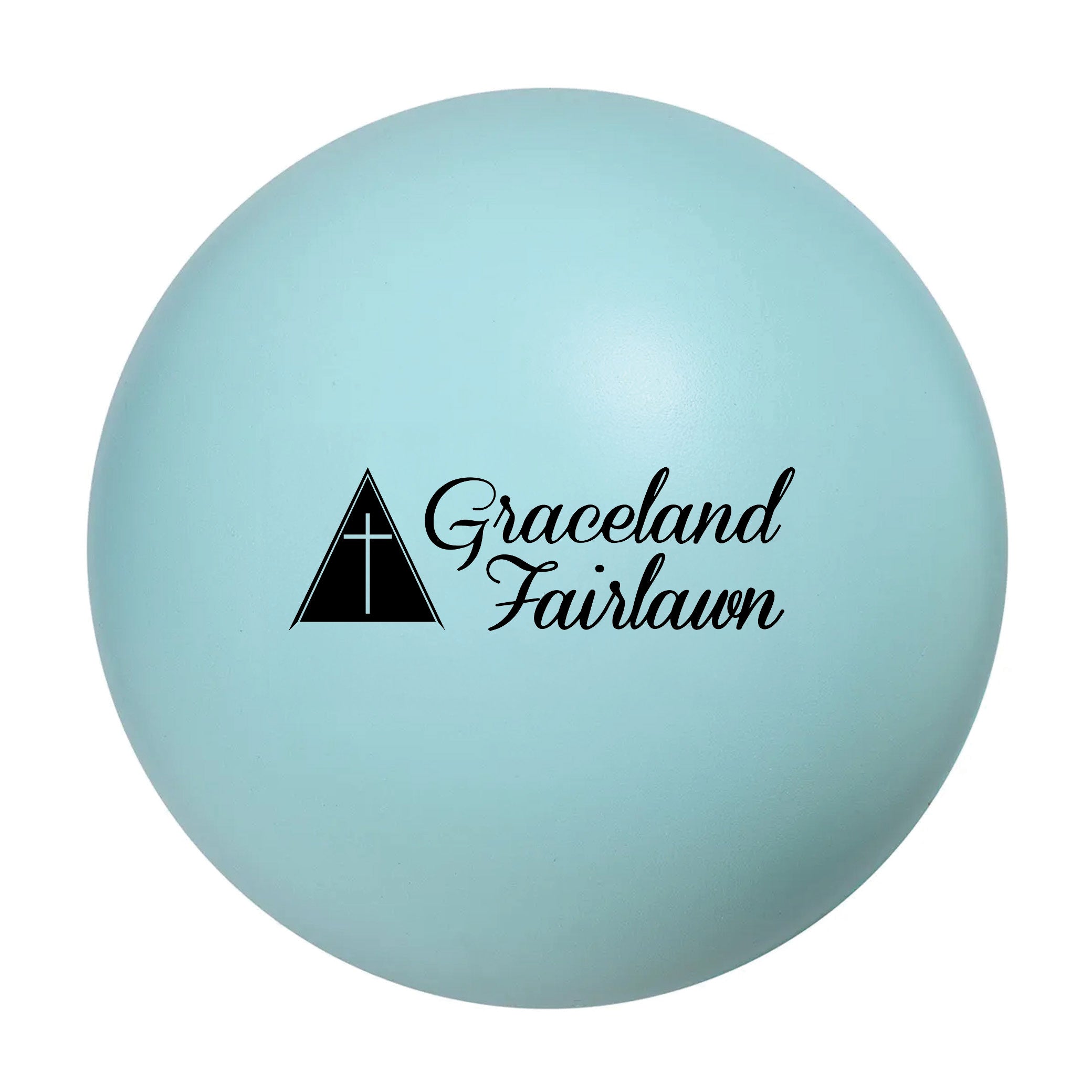 Round Stress Ball Light Blue