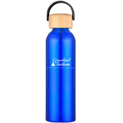 Geyser-VI 24 Oz. Eco Friendly Sports Water Bottle Blue