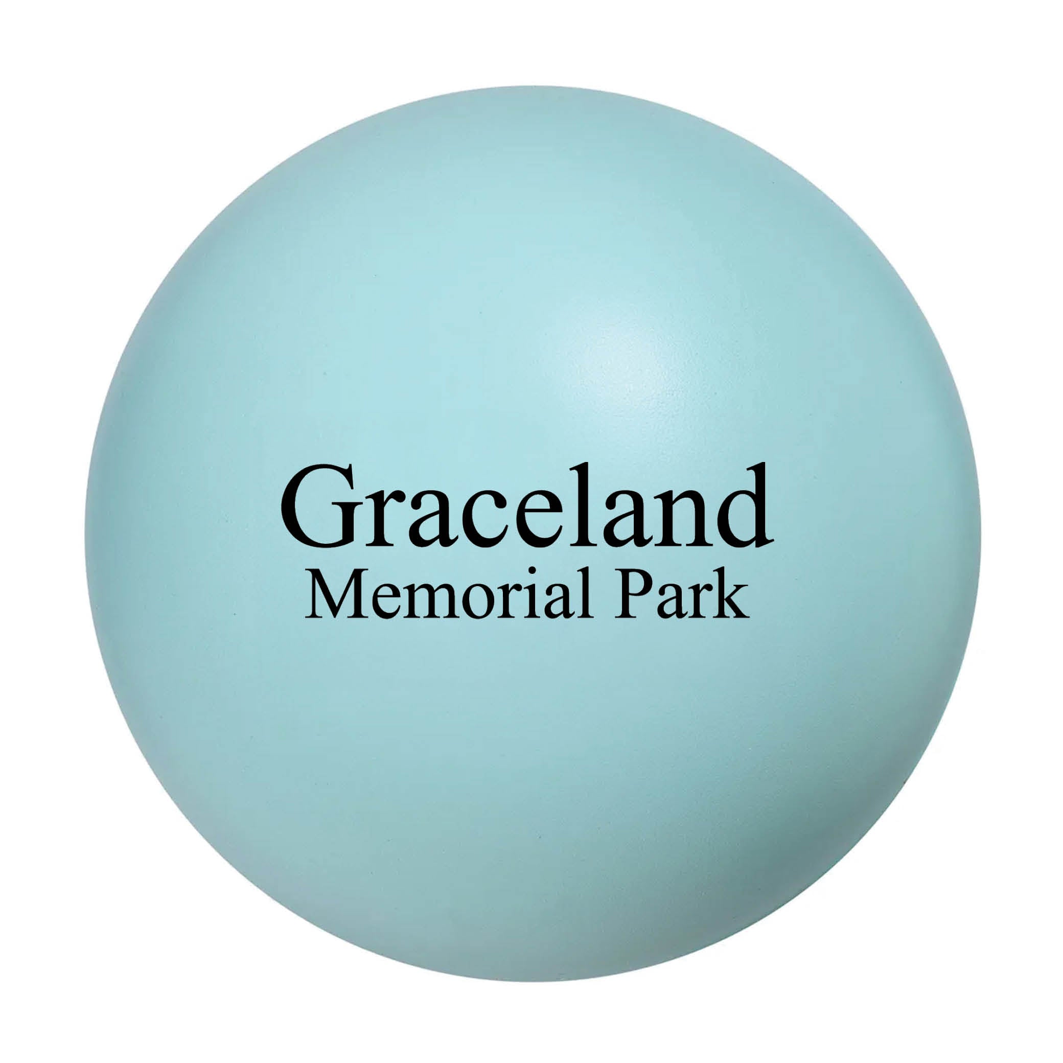 Round Stress Ball Light Blue