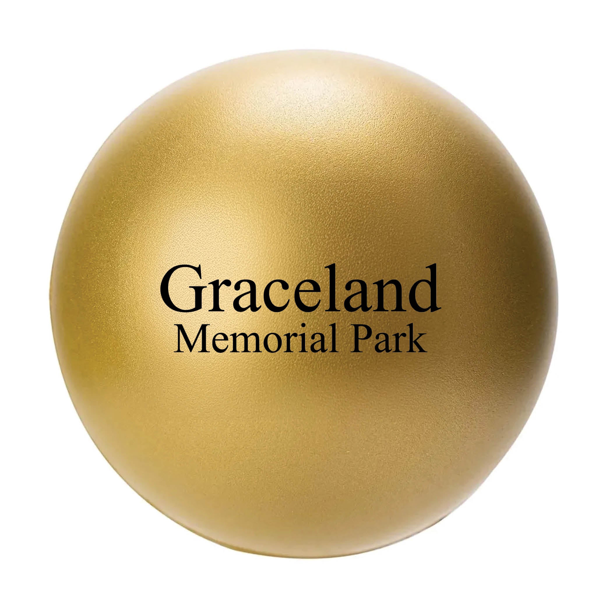 Round Stress Ball Gold