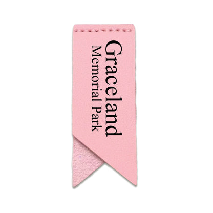 Handmade Leather Bookmark Corner Marker Clip Read Sign Pink