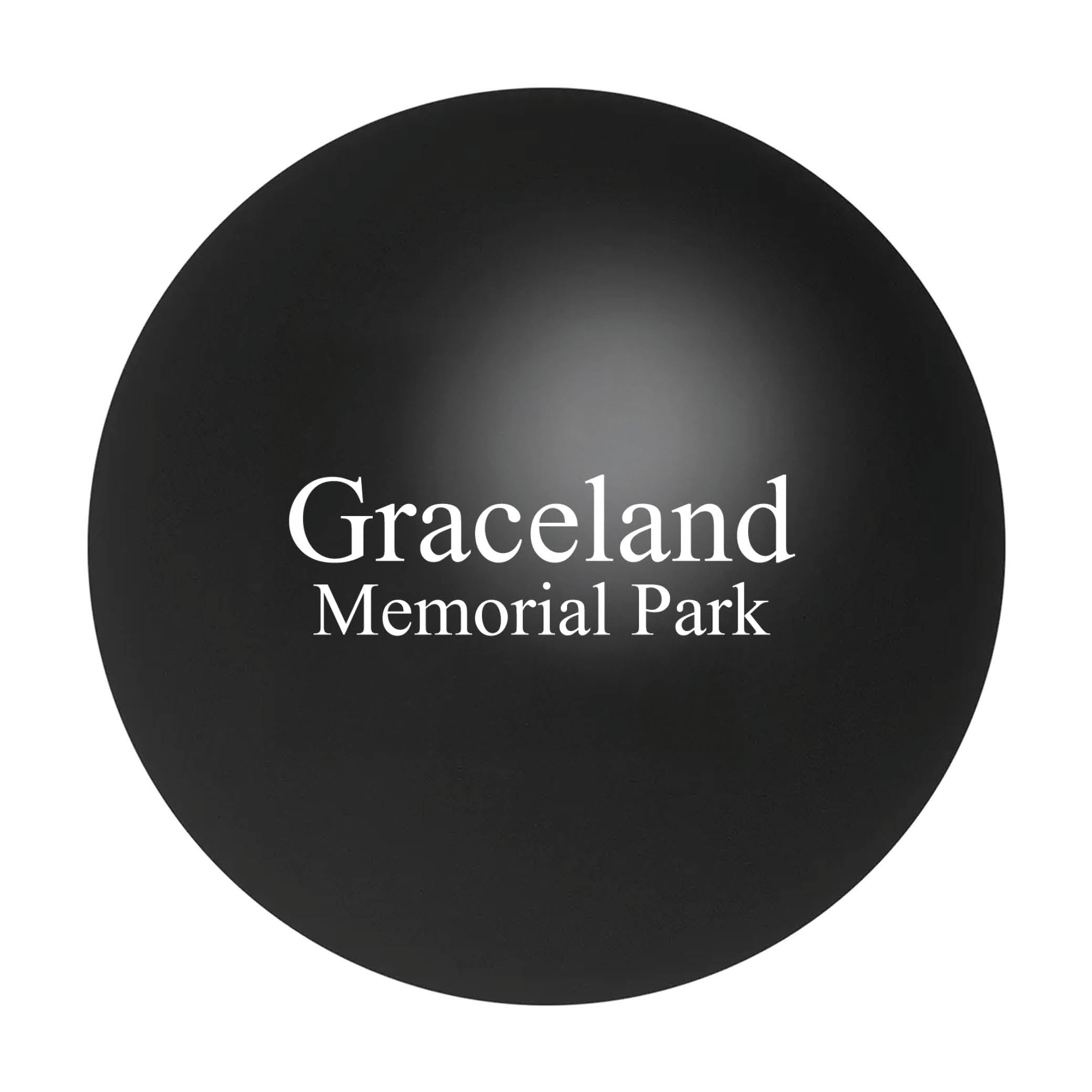 Round Stress Ball Black