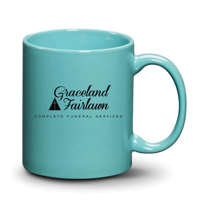 Malibu Mug Aqua Black Logo