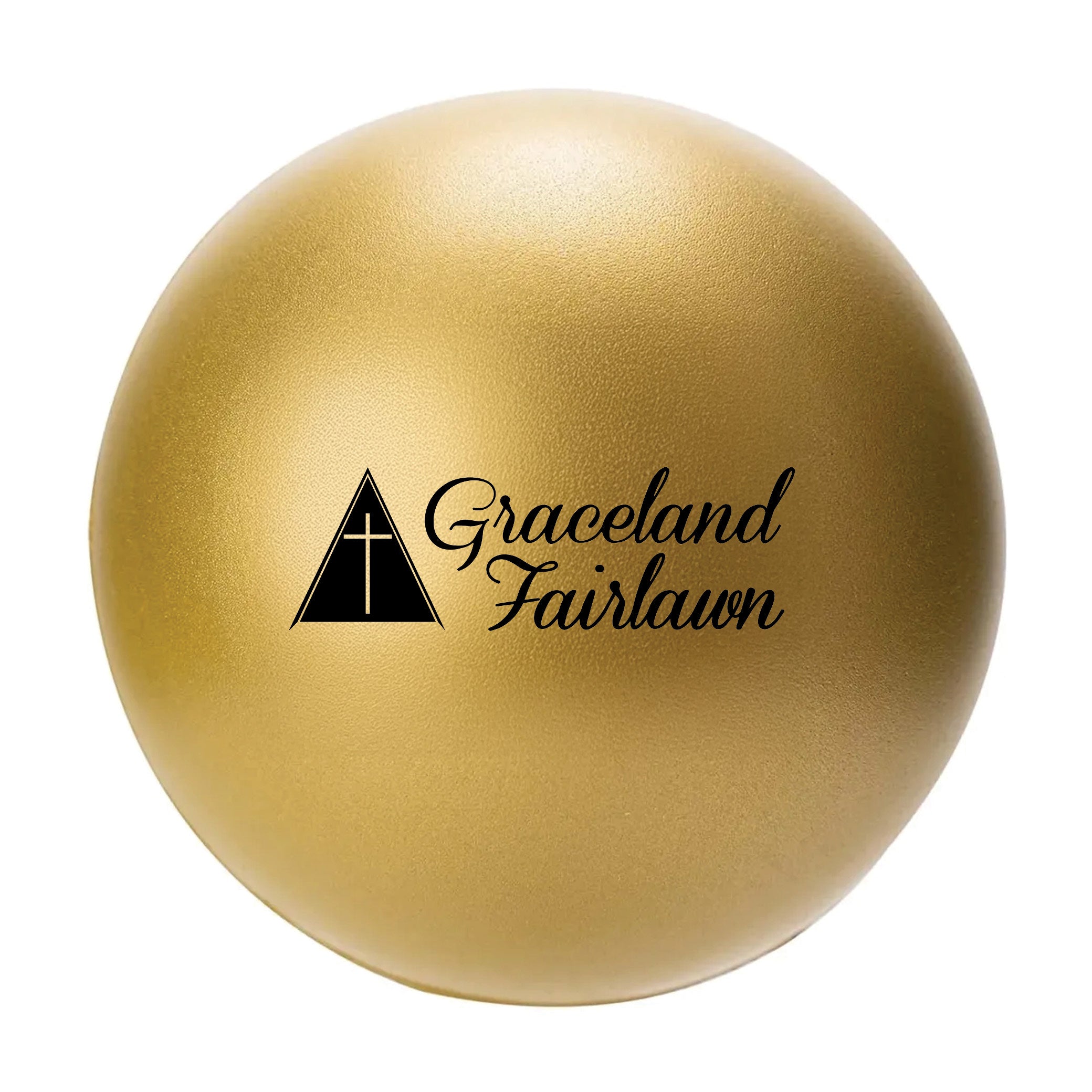 Round Stress Ball Gold