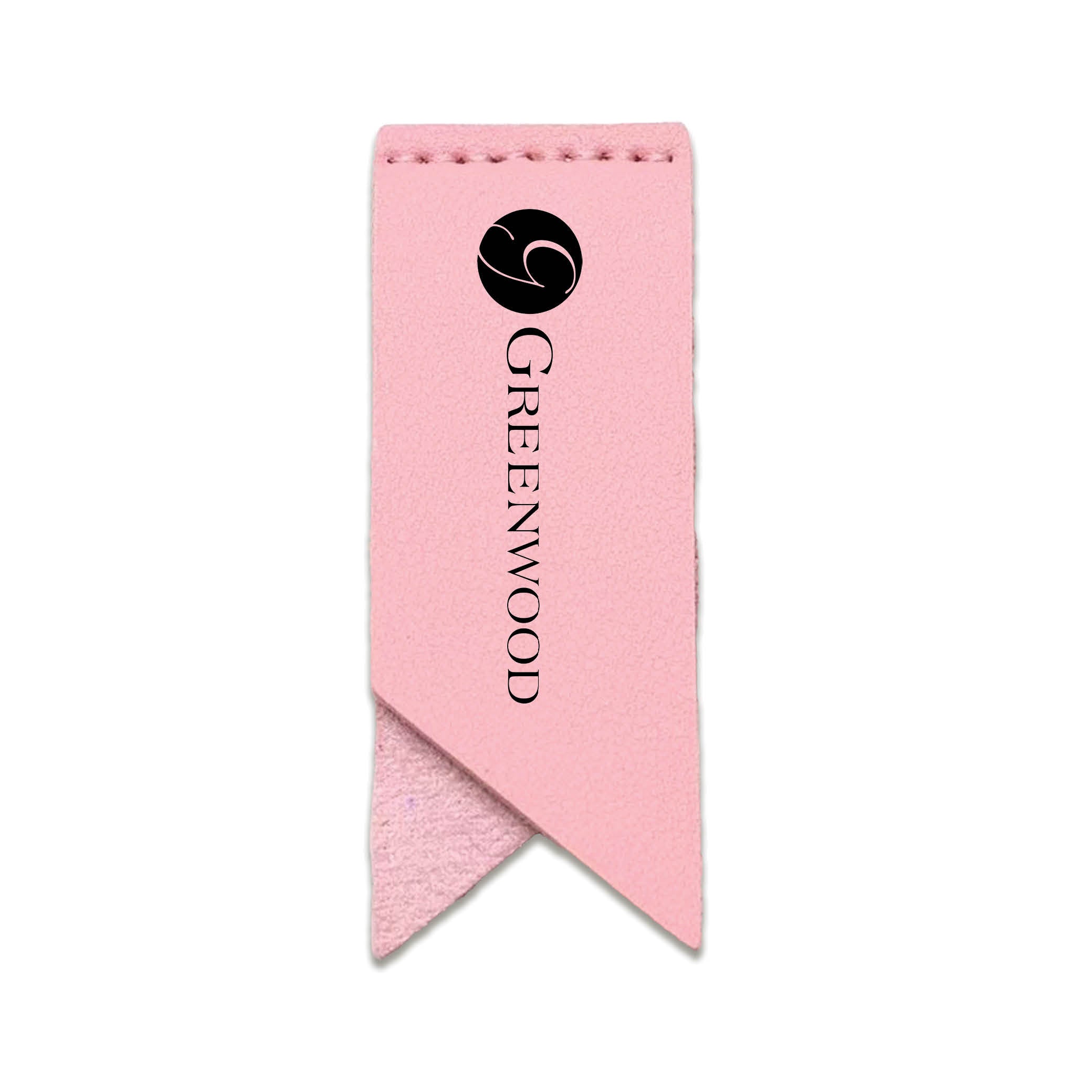 Handmade Leather Bookmark Corner Marker Clip Read Sign Pink