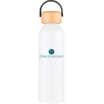 Geyser-VI 24 Oz. Eco Friendly Sports Water Bottle White