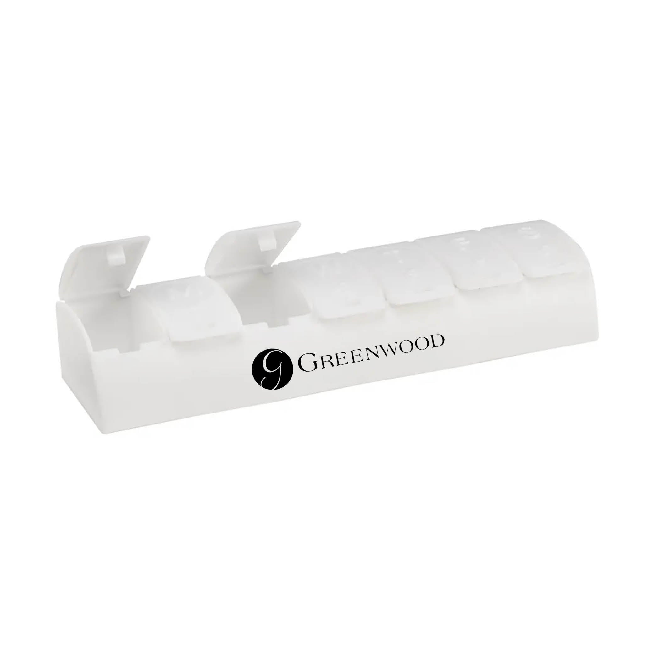 QuickCare 7-Day Med Minder Pill Box White