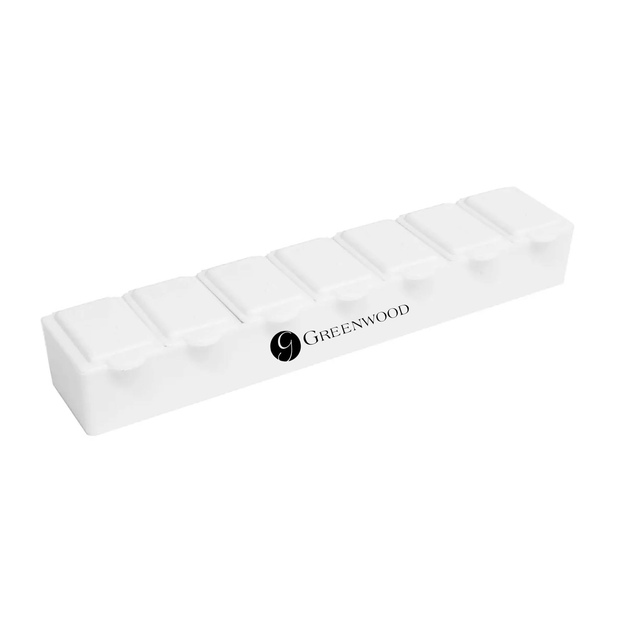 7 Day Pill Box White