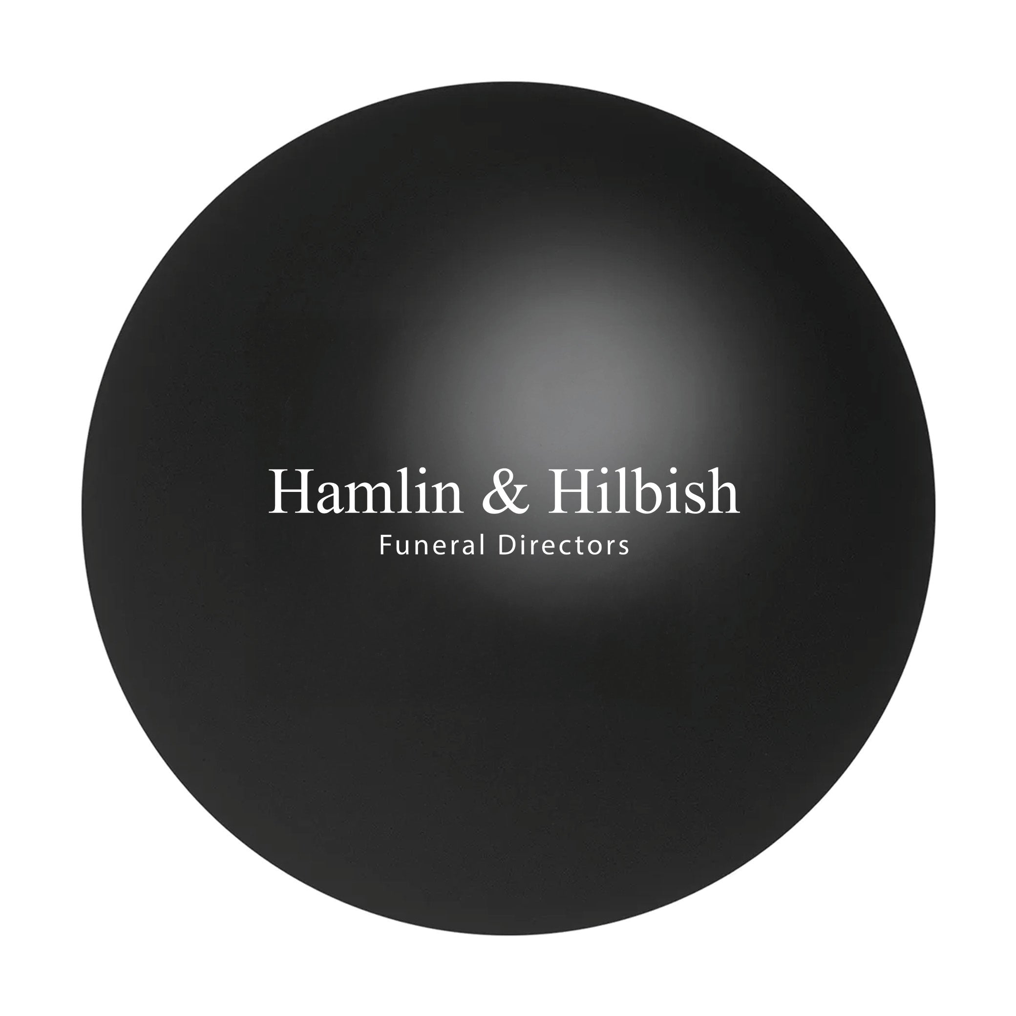 Round Stress Ball Black
