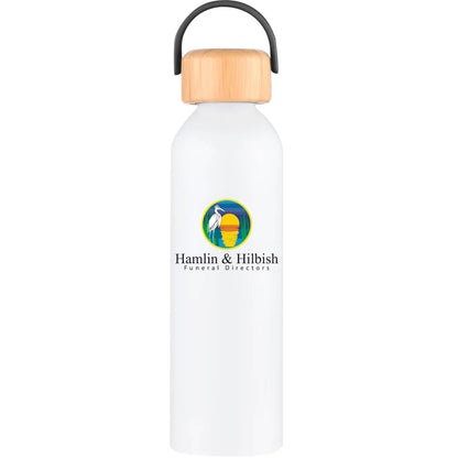 Geyser-VI 24 Oz. Eco Friendly Sports Water Bottle White