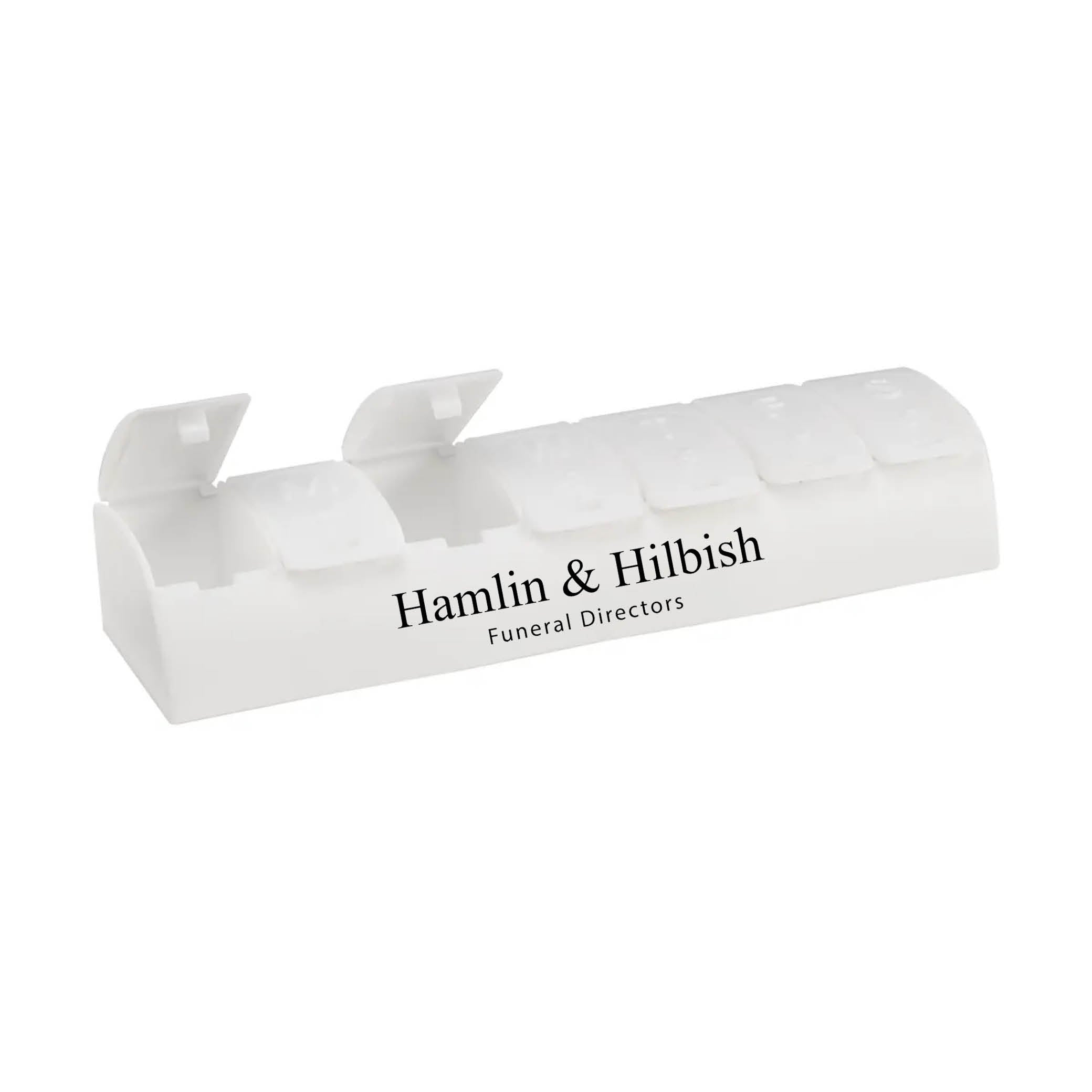 QuickCare 7-Day Med Minder Pill Box White