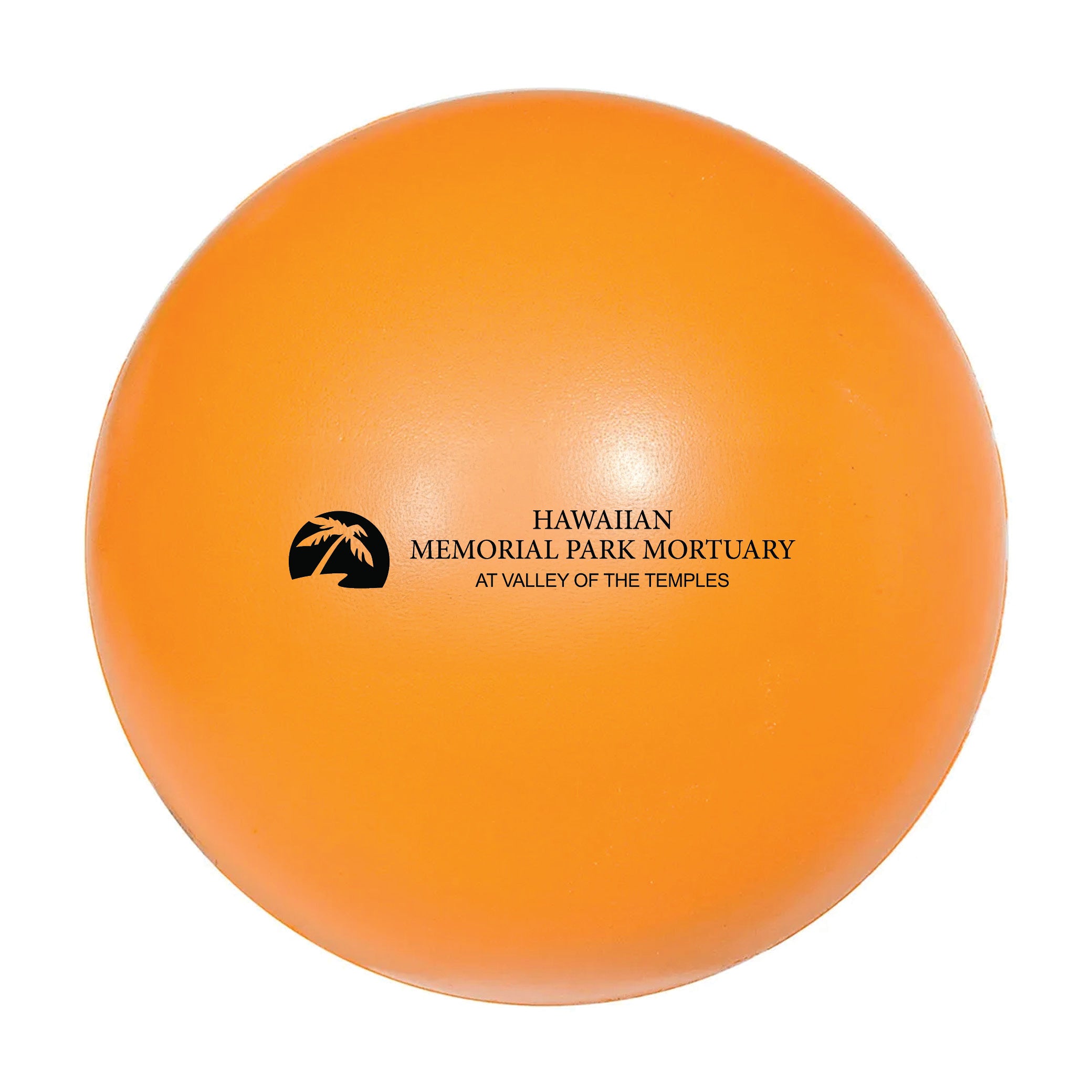 Round Stress Ball Orange
