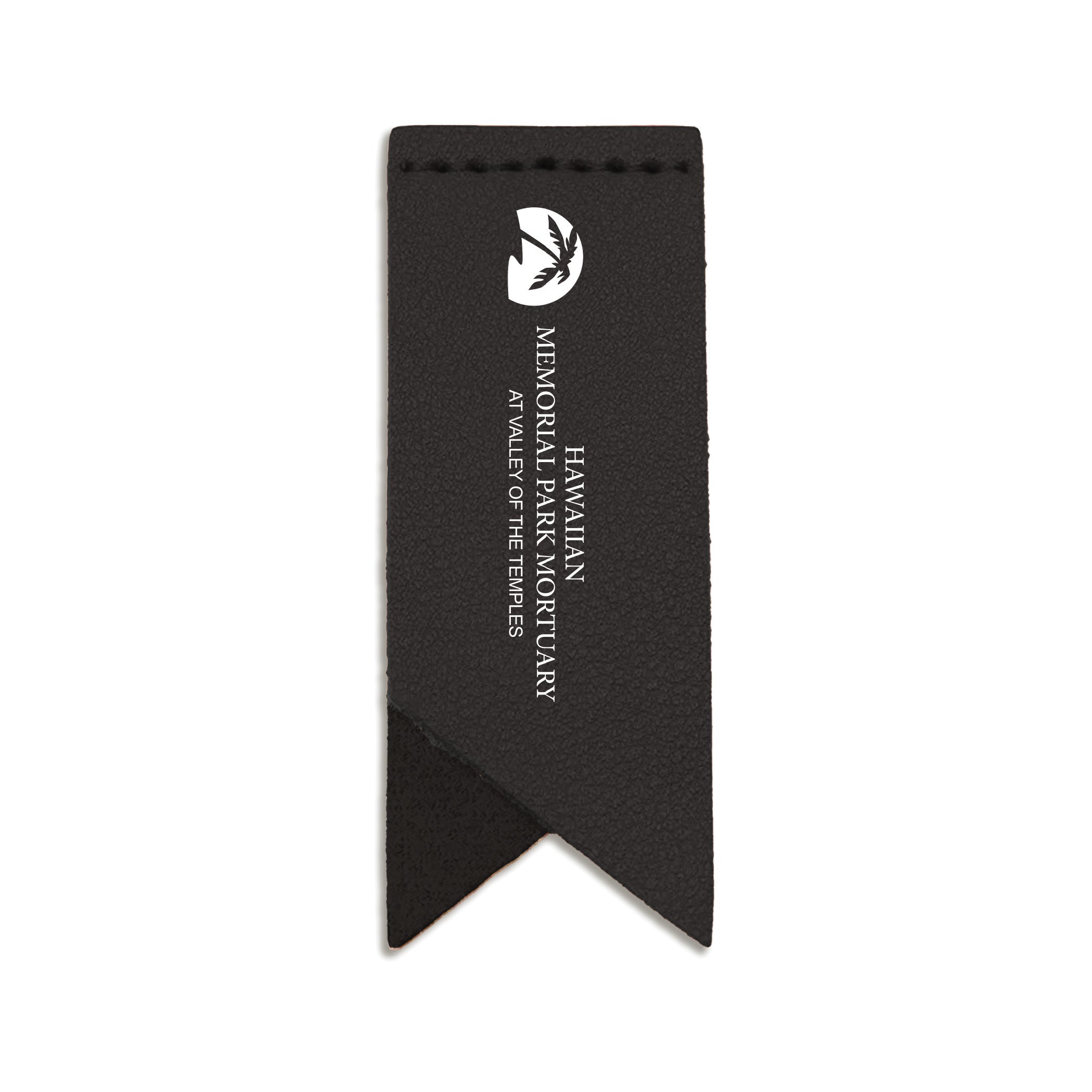 Handmade Leather Bookmark Corner Marker Clip Read Sign Black