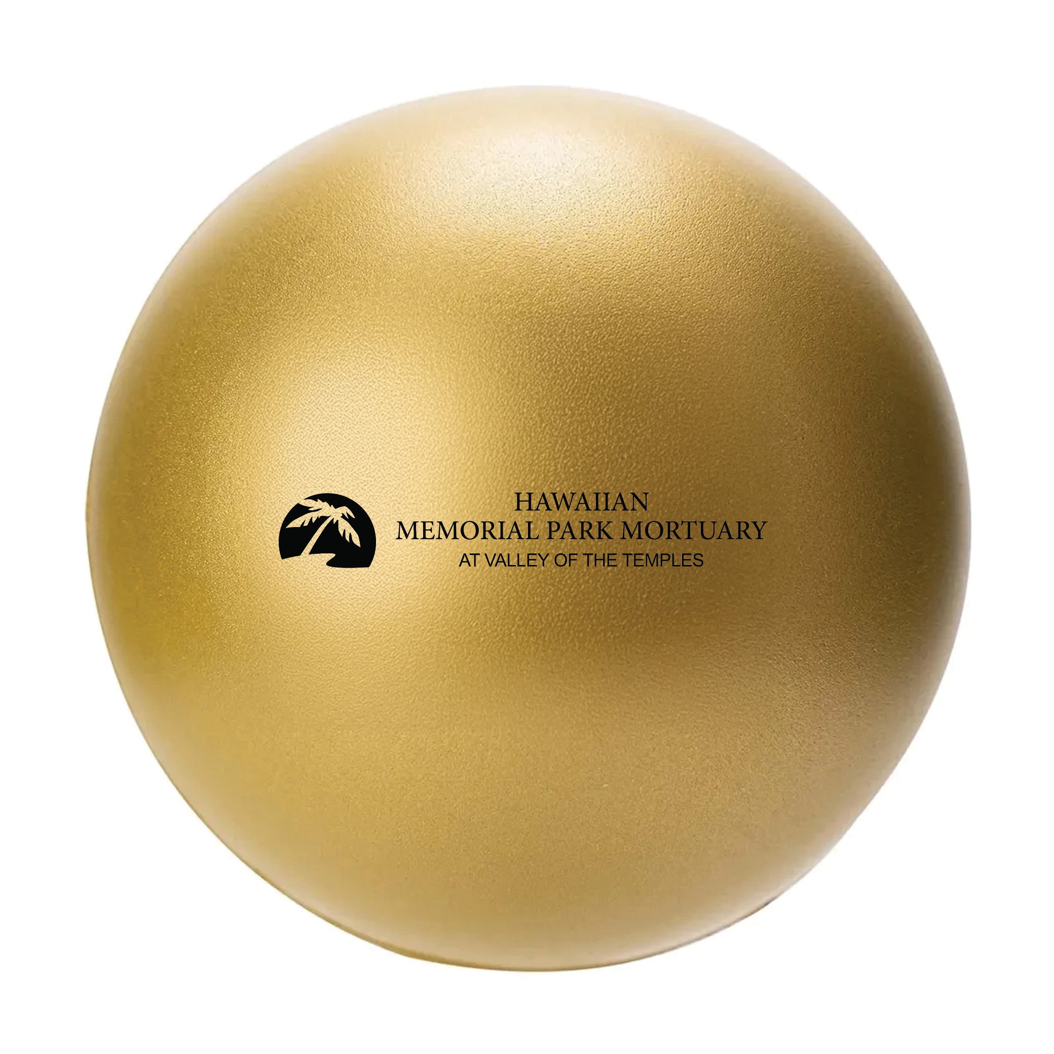Round Stress Ball Gold