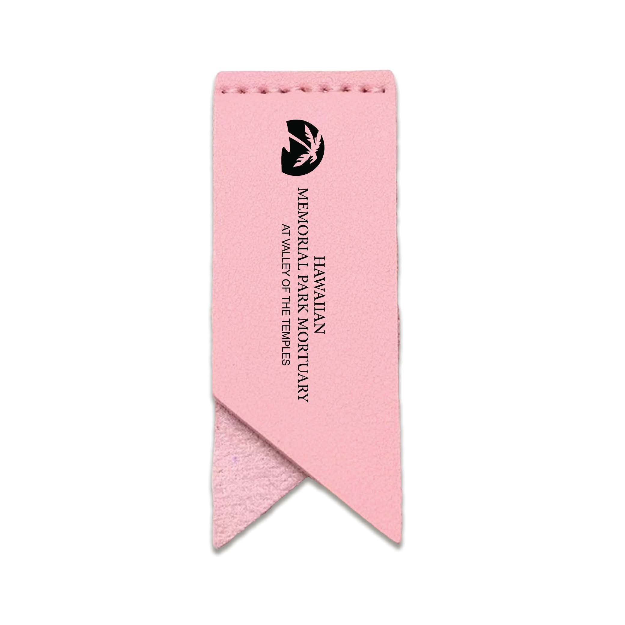 Handmade Leather Bookmark Corner Marker Clip Read Sign Pink
