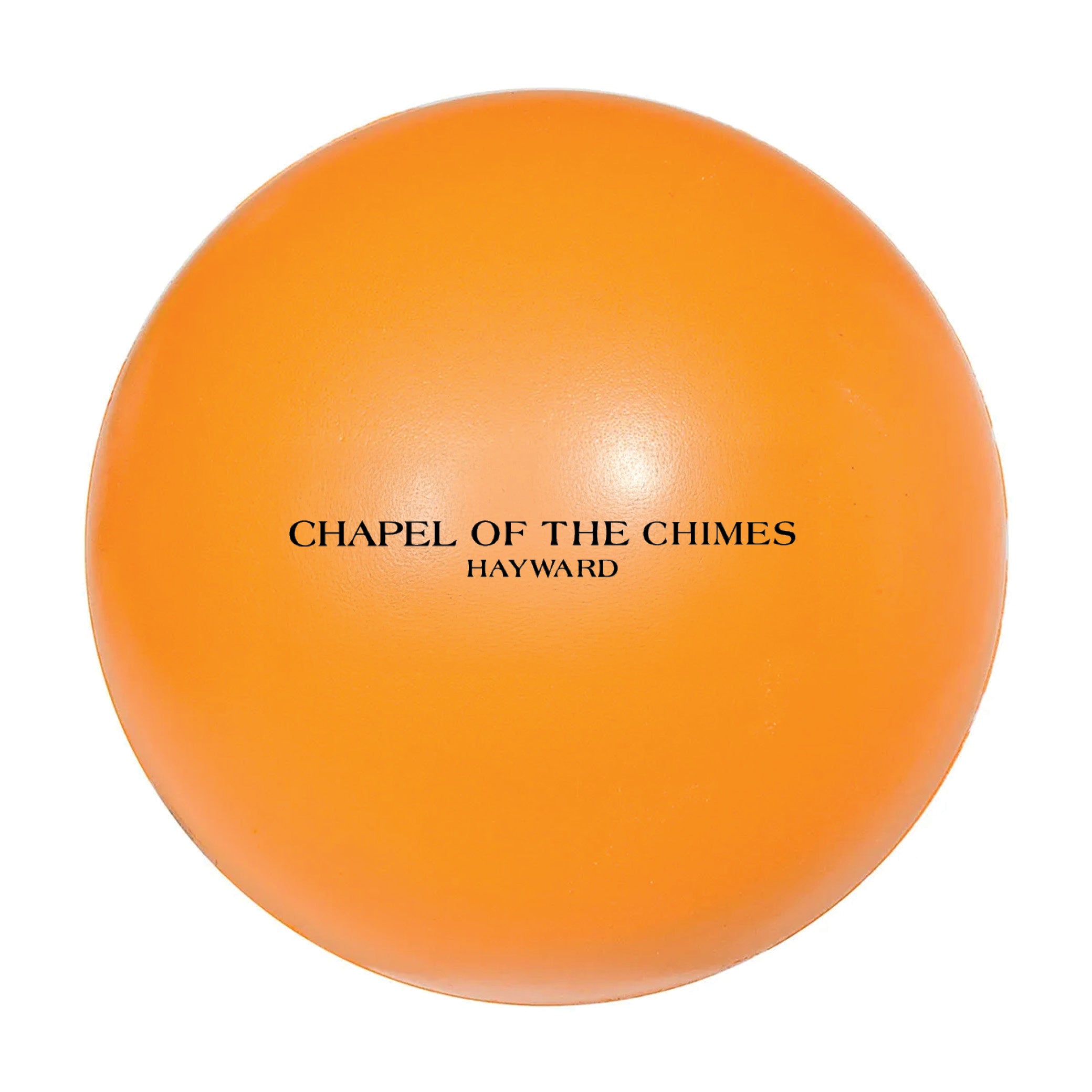 Round Stress Ball Orange