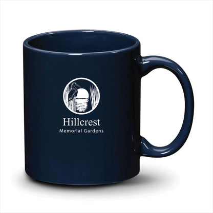 Malibu Mug Navy Blue White Logo