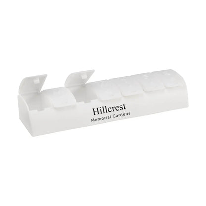 QuickCare 7-Day Med Minder Pill Box White