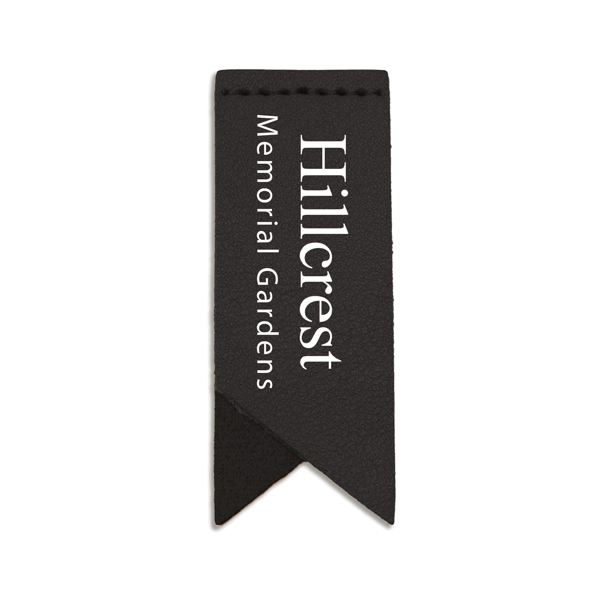 Handmade Leather Bookmark Corner Marker Clip Read Sign Black