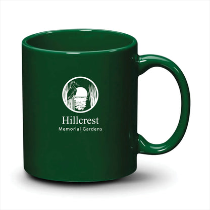 Malibu Mug Hunter Green White Logo