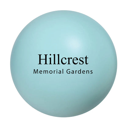 Round Stress Ball Light Blue
