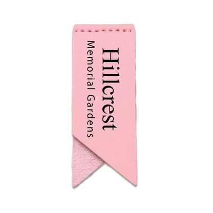Handmade Leather Bookmark Corner Marker Clip Read Sign Pink