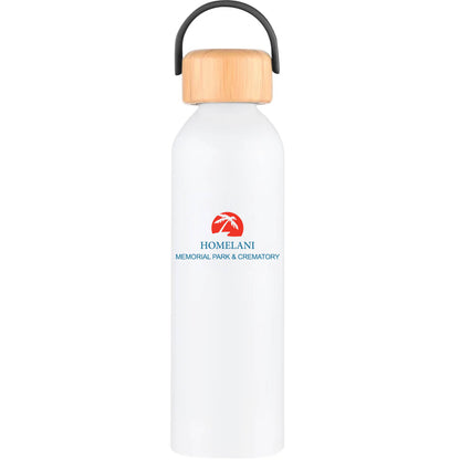 Geyser-VI 24 Oz. Eco Friendly Sports Water Bottle White