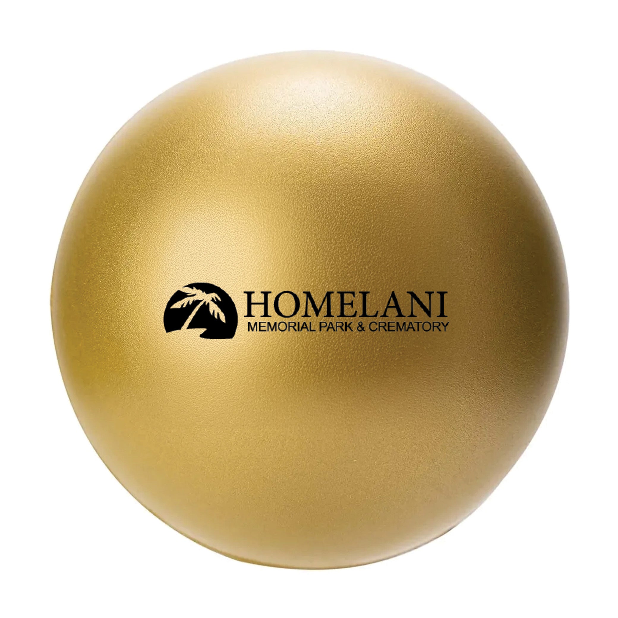 Round Stress Ball Gold
