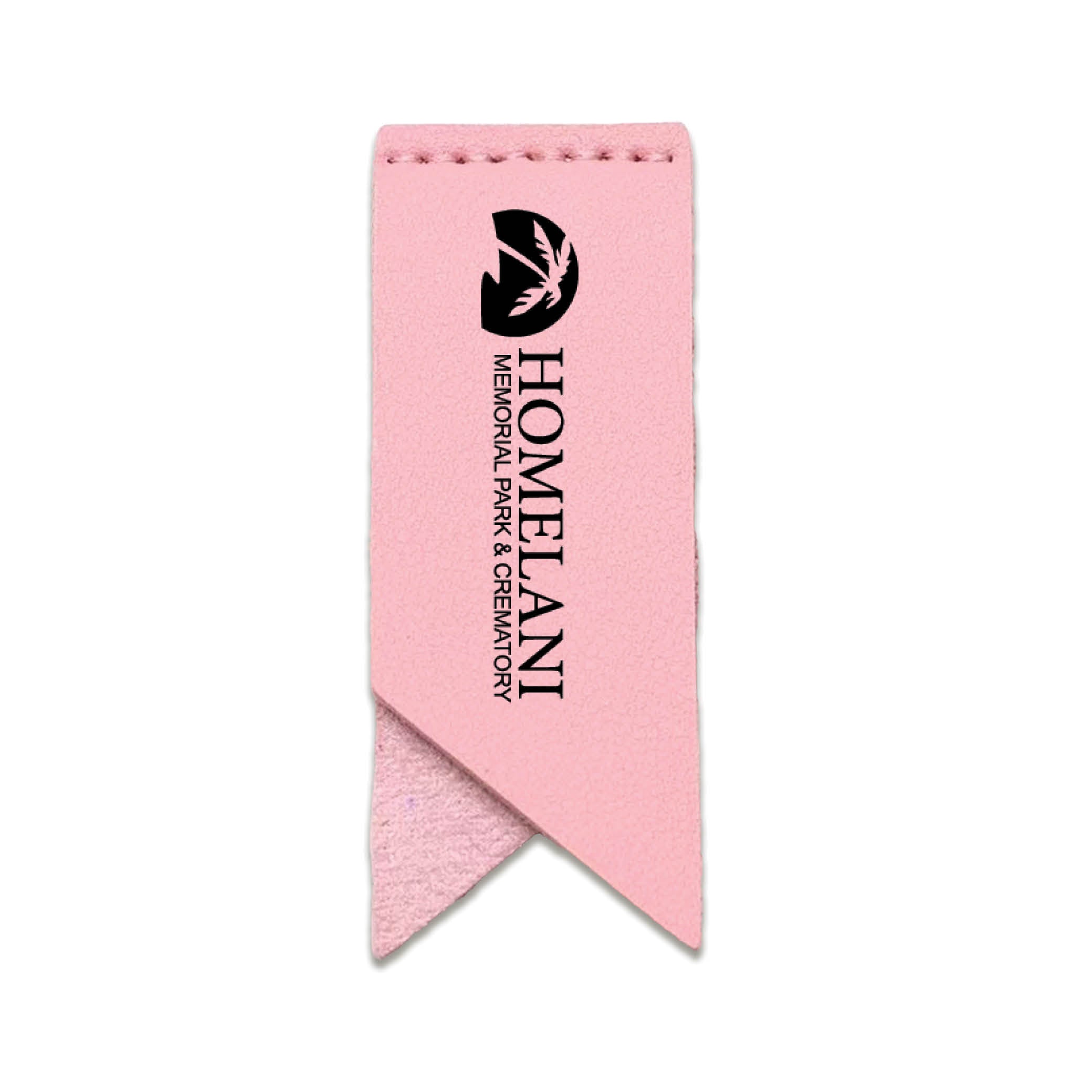 Handmade Leather Bookmark Corner Marker Clip Read Sign Pink