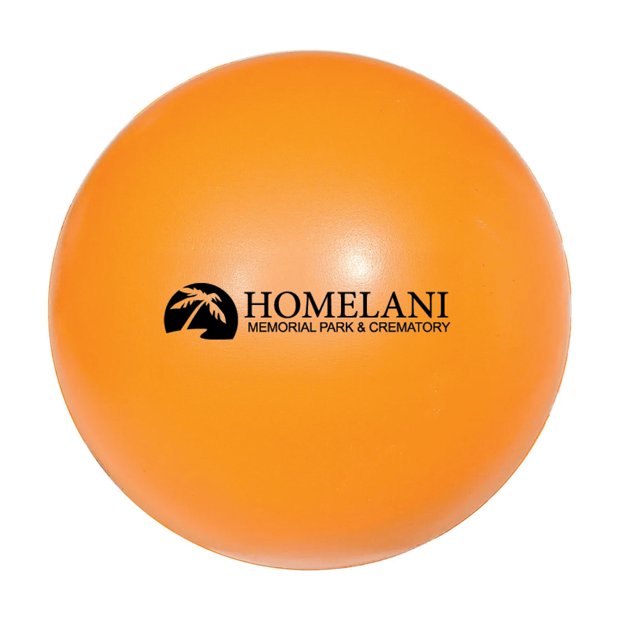 Round Stress Ball Orange