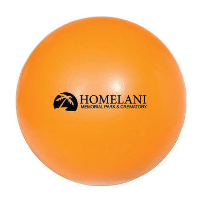 Round Stress Ball Orange