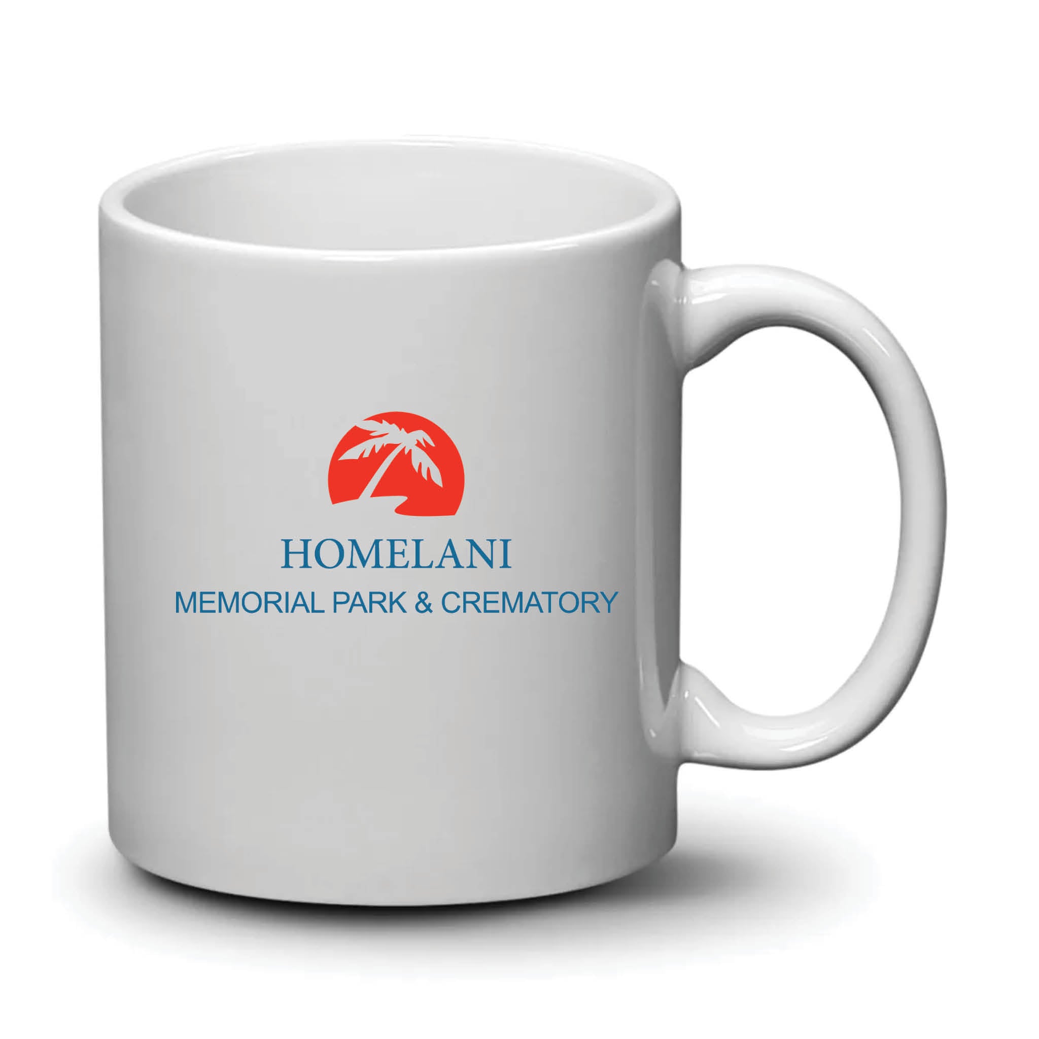 Malibu Mug White Full Color Logo