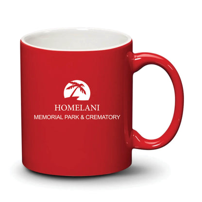Malibu Mug Red White Logo