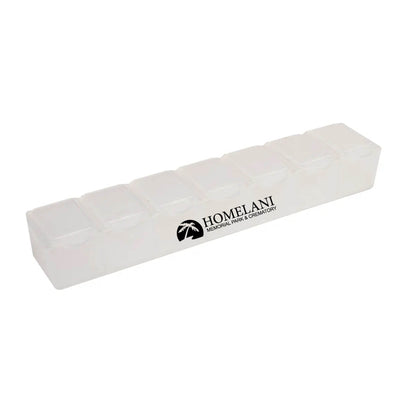 7 Day Pill Box Translucent White