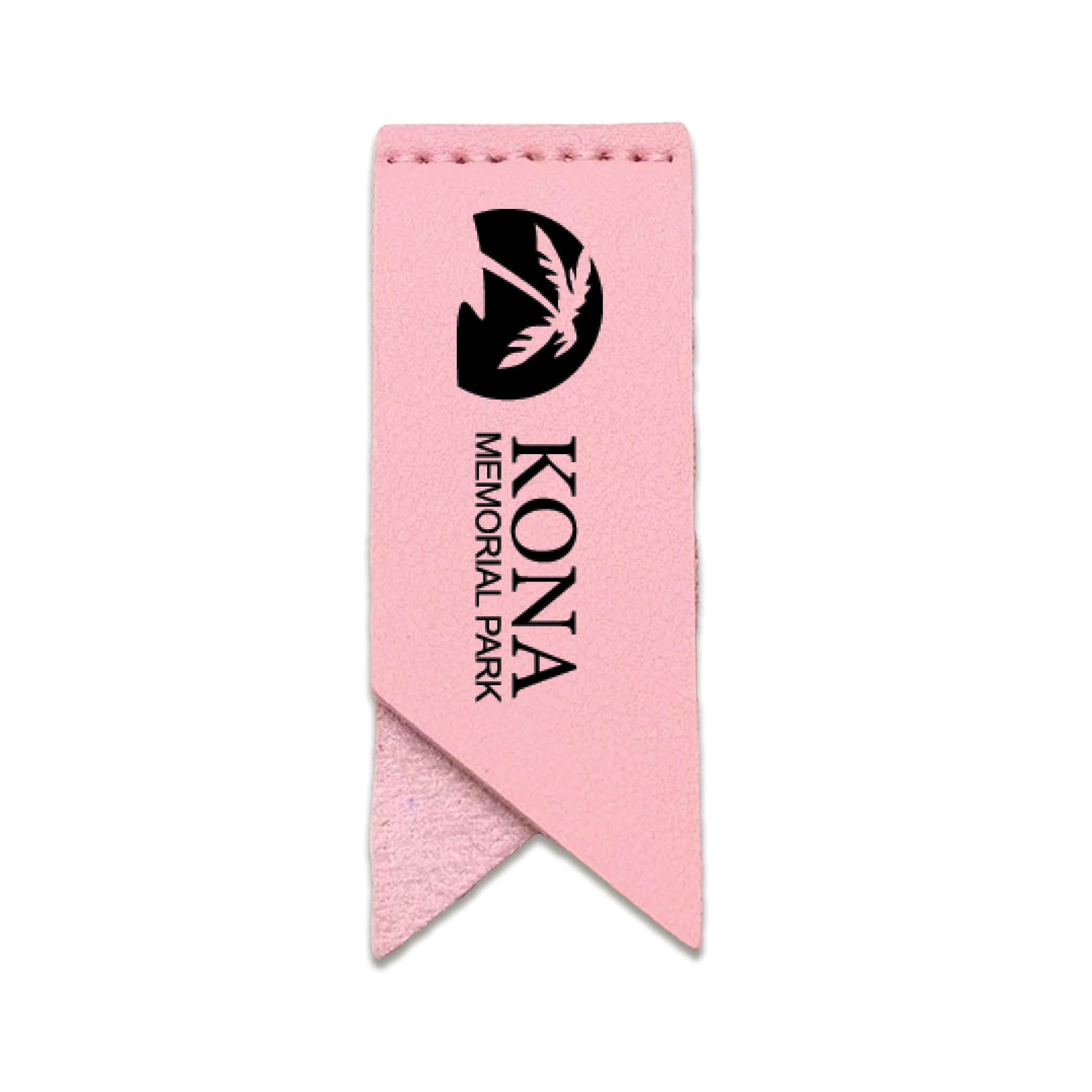 Handmade Leather Bookmark Corner Marker Clip Read Sign Pink